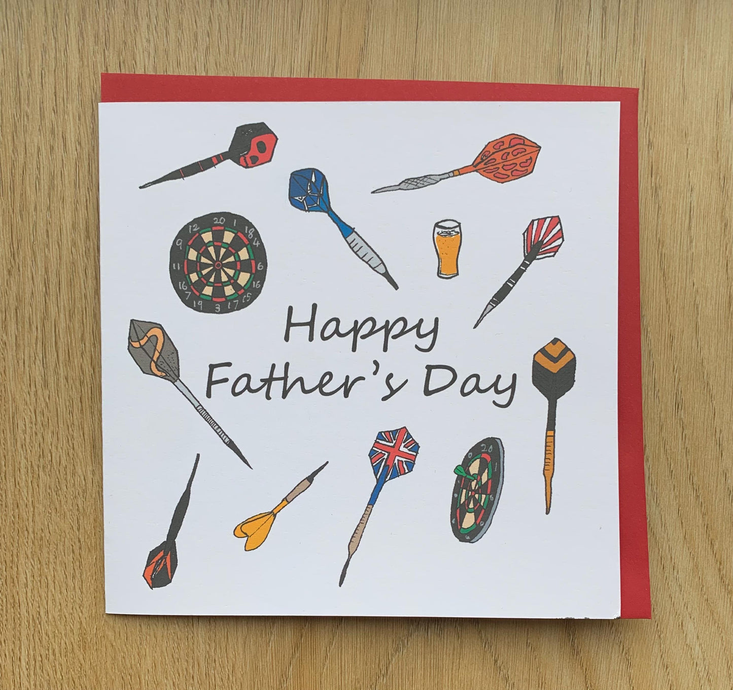 Darts Father’s Day card/ Dad / for him / sporty