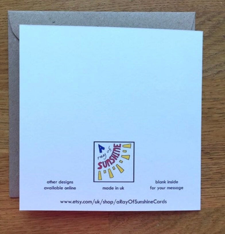 50th birthday card/ 50 card/ gin/ gin card