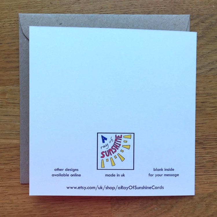 7th birthday card, 7 balloons, for men, for him, male, cute, blue, boy