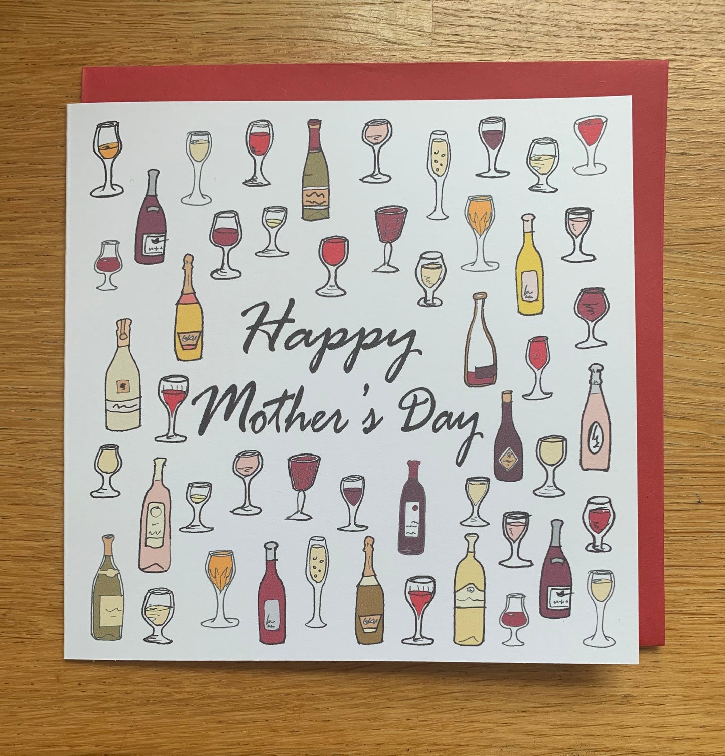 mother's day Card - wine Mother’s Day cards, Mother's Day, wine