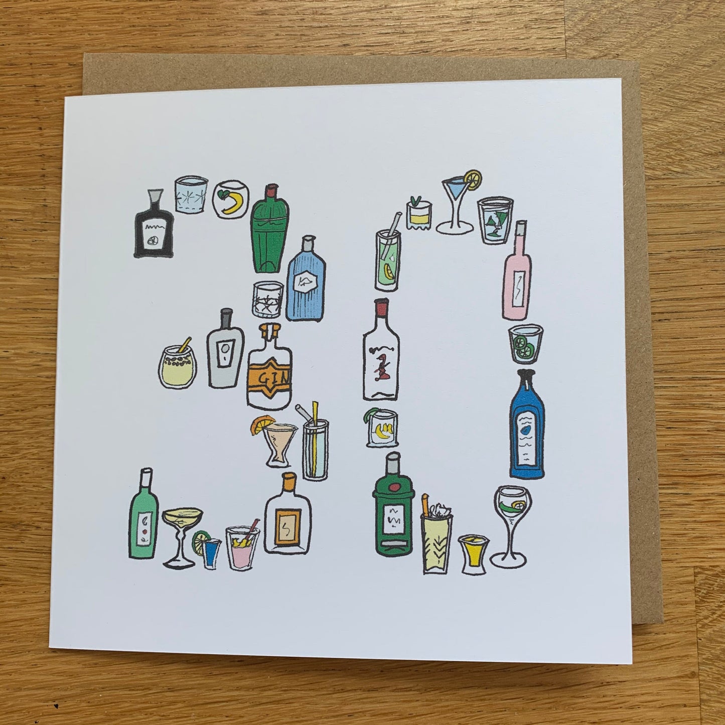 30th birthday card/ gin/ man/woman/ gin birthday card/ 30