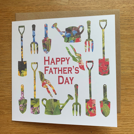 Father's day card/ gardening / Father's Day / gardening Father's Day card
