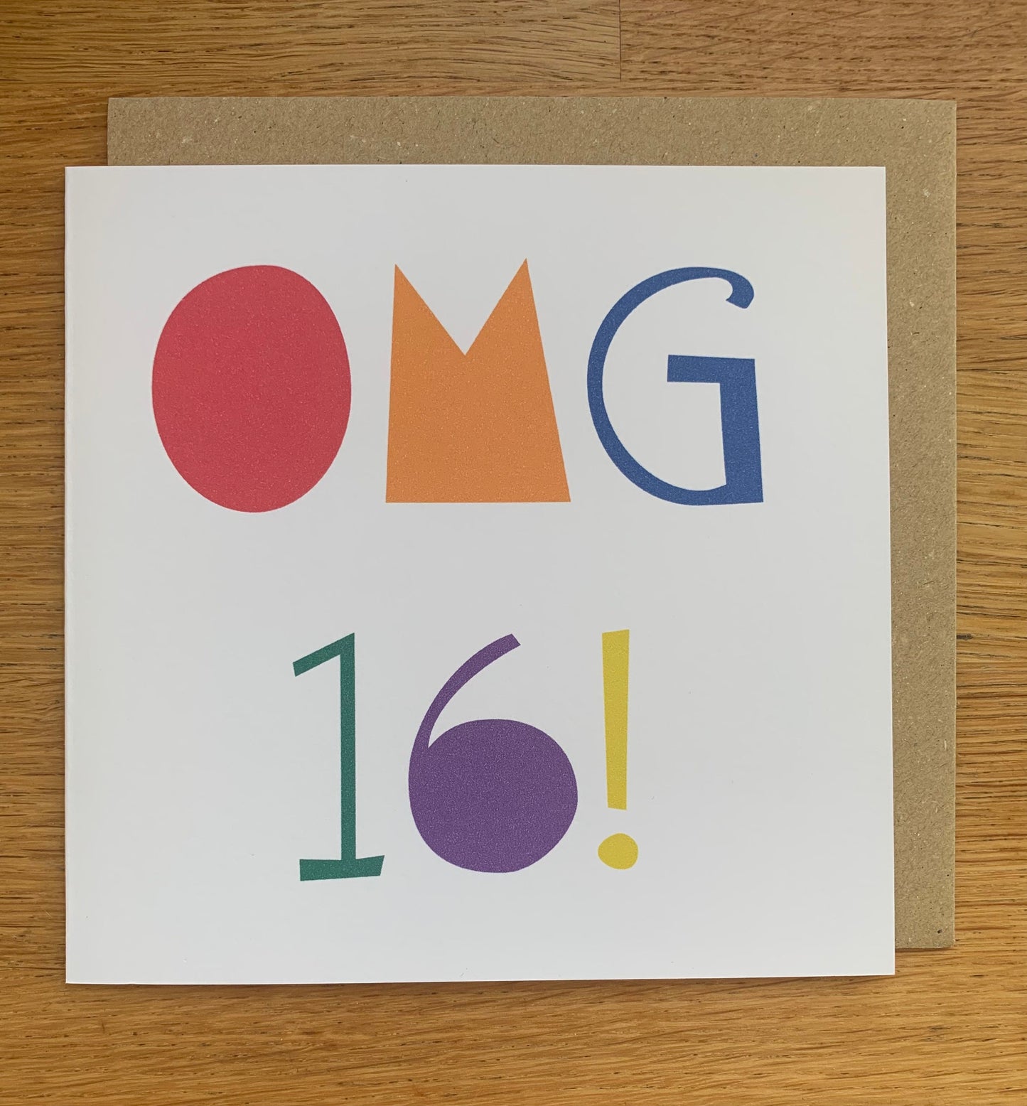 16th birthday card, 16 card, 16, omg 16