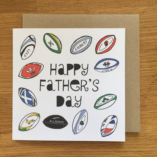 Father's day card/ rugby / Father's Day / rugby Father's Day card