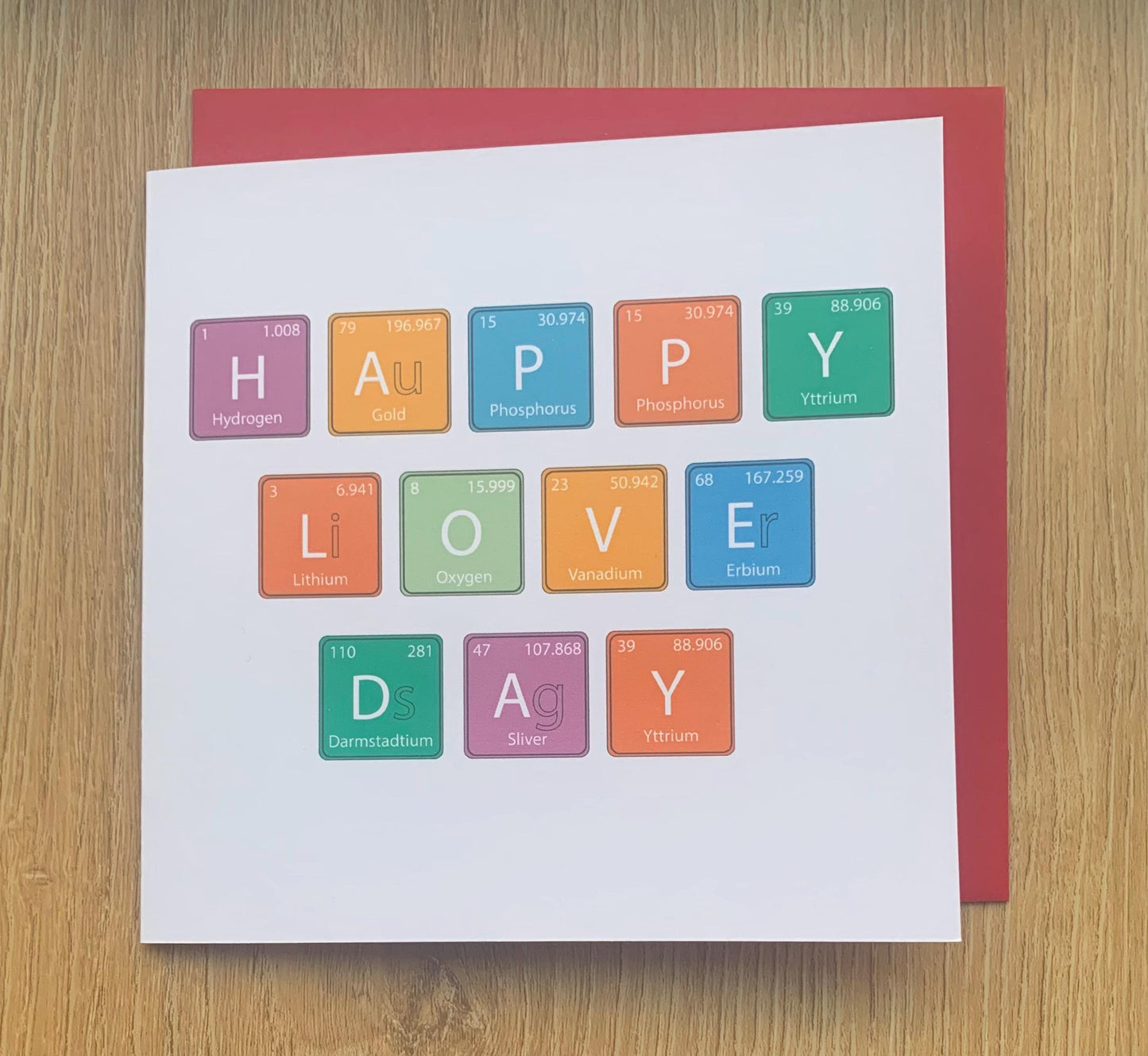 Valentines card, Valentine’s Day card, periodic table, scientist, dr, nurse, pharmacist,  him, her, happy love day